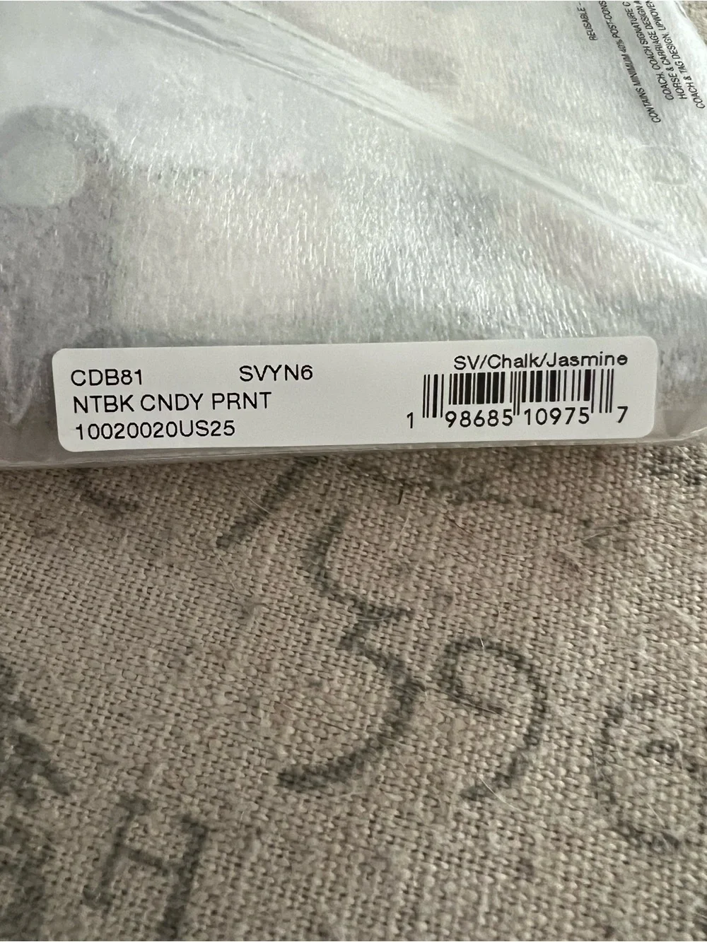 Coach Notebook With Candy Print NWT